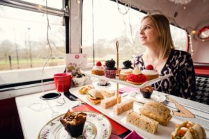 Brunch restaurants | tea and dessert tray