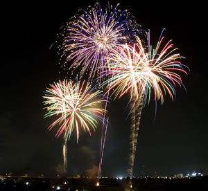 4th of  July Fireworks in McKinney, TX